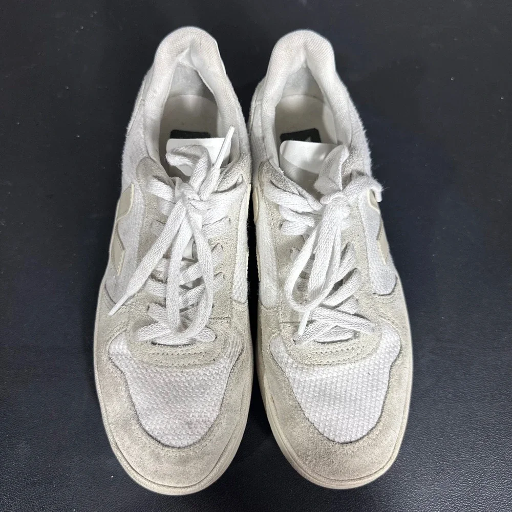 veja sneakers shoes Lace Up‎ Casual Athletic women size 38 US 7 Leather Textile